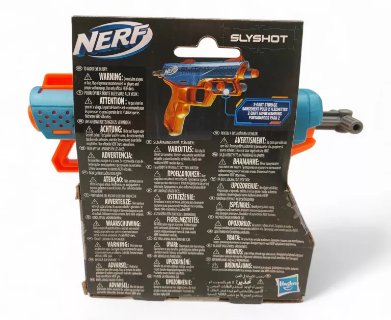 WYRZUTNIA NERF ZE STRZAŁKAMI ELITE 2.0 SLYSHOT JAK NOWE!!