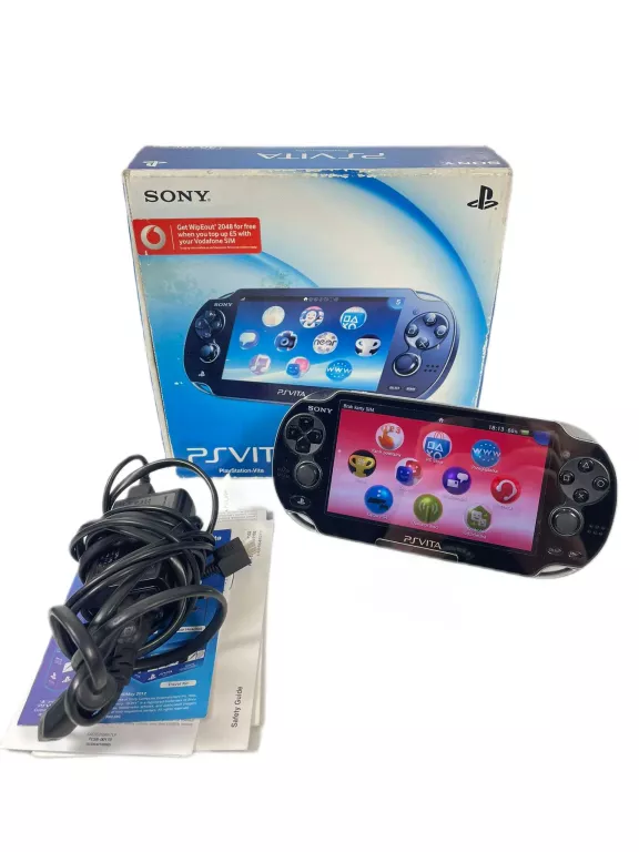 KONSOLA PLAYSTATION VITA PS KOMPLET KARTA PAMIĘCI 64GB