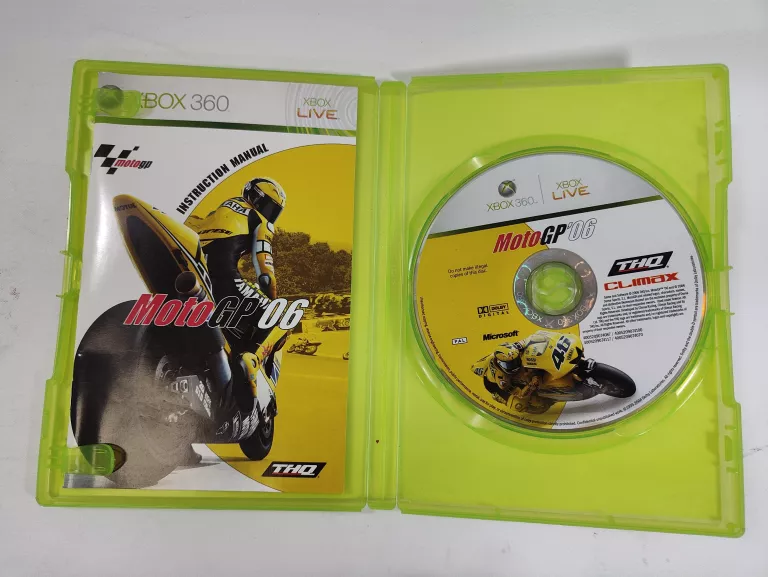 GRA NA KONSOLE XBOX 360 MOTO GP'06 XBOX 360 ANGIELSKA WERSJA JĘZYKOWA