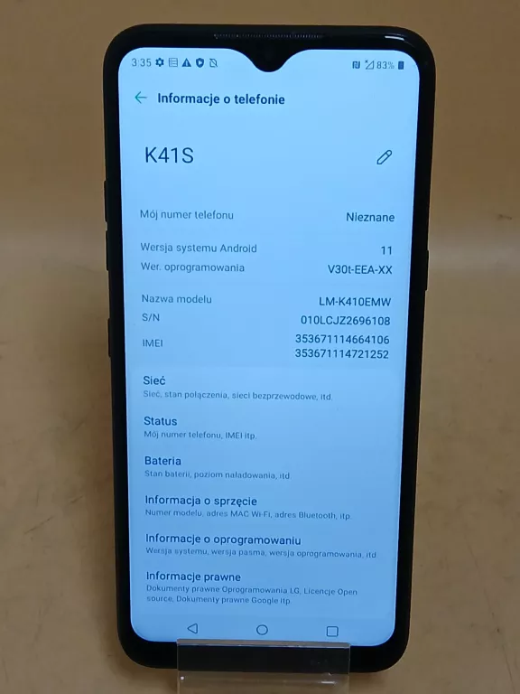 TELEFON LG K41S 32GB