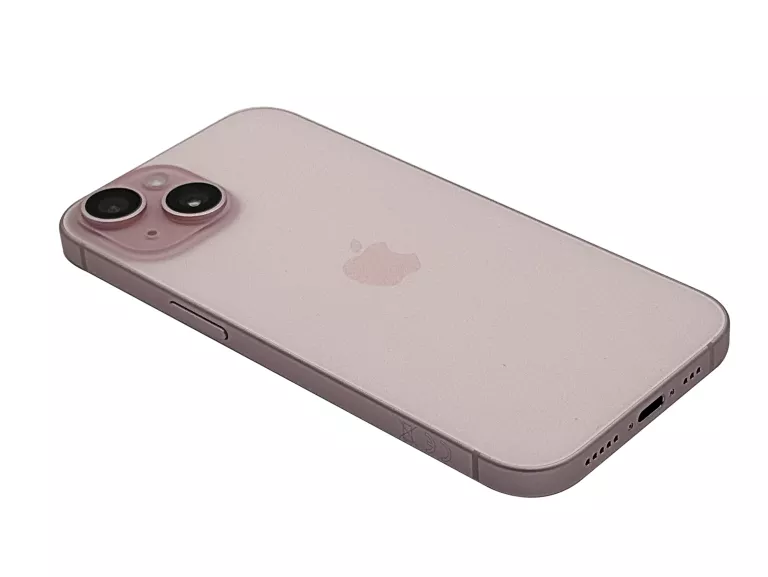 TELEFON APPLE IPHONE 15 128GB 6.1" PINK BAT. 100% - NA CZĘŚCI! JAK NOWY!
