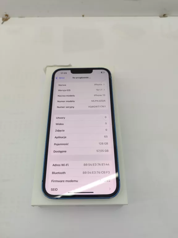 TELEFON IPHONE 13 PUDEŁKO