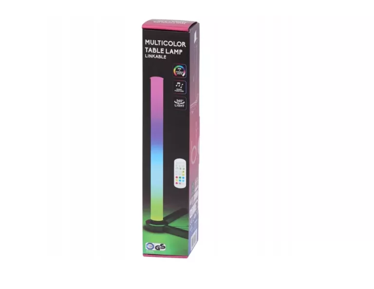 LAMPA LED RGB BIURKOWA GAMINGOWA USB C 42CM SENSOR MUZYKI PILOT