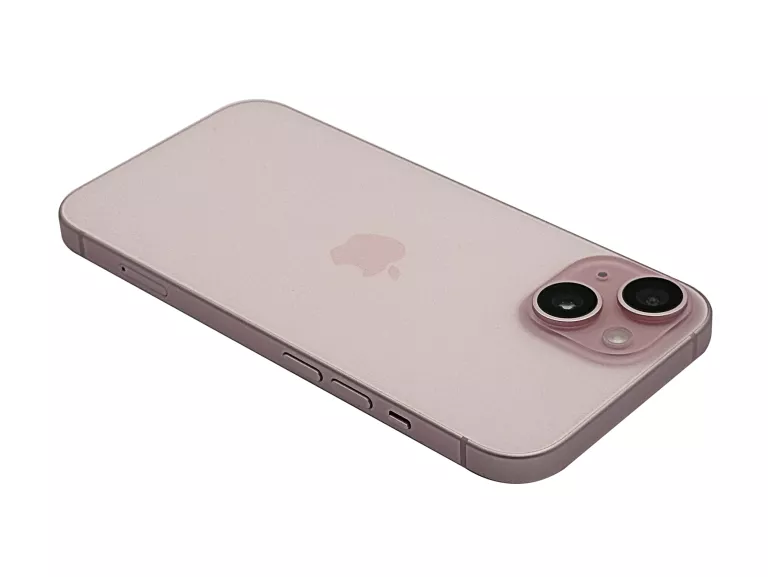 TELEFON APPLE IPHONE 15 128GB 6.1" PINK BAT. 100% - NA CZĘŚCI! JAK NOWY!