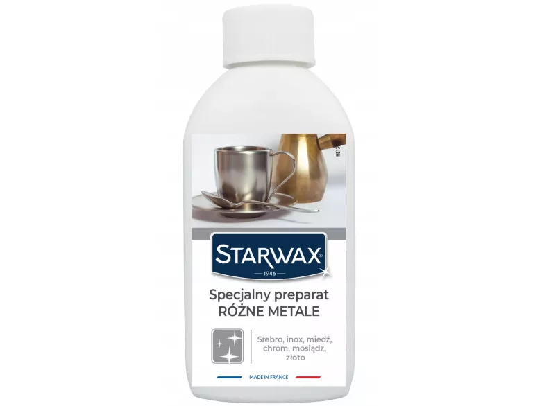 ŚRODEK DO CZYSZCZENIA METALI SREBRA MOSIĄDZU NABŁYSZCZANIE 250 ML STARWAX