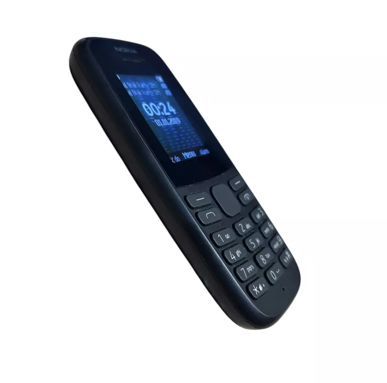 KLASYCZNY TELEFON NOKIA 105 2019 DUAL SIM 4-EDYCJA CZARNA RADIO LATARKA