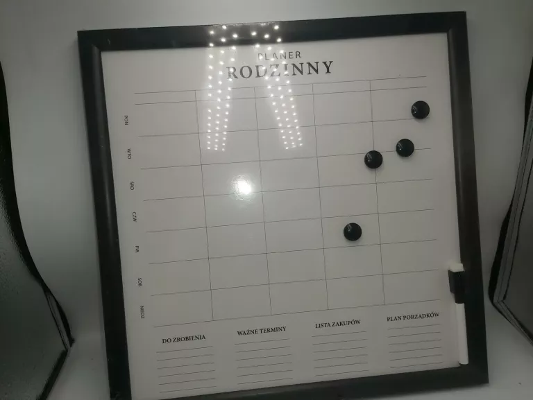 TABLICA MAGNETYCZNA PLANER RODZINNY SMUKEE