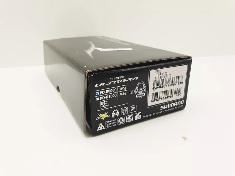 SZOSOWE PEDAŁY ROWEROWE SPD-SL SHIMANO ULTEGRA PD-R8000 BOX 255 G