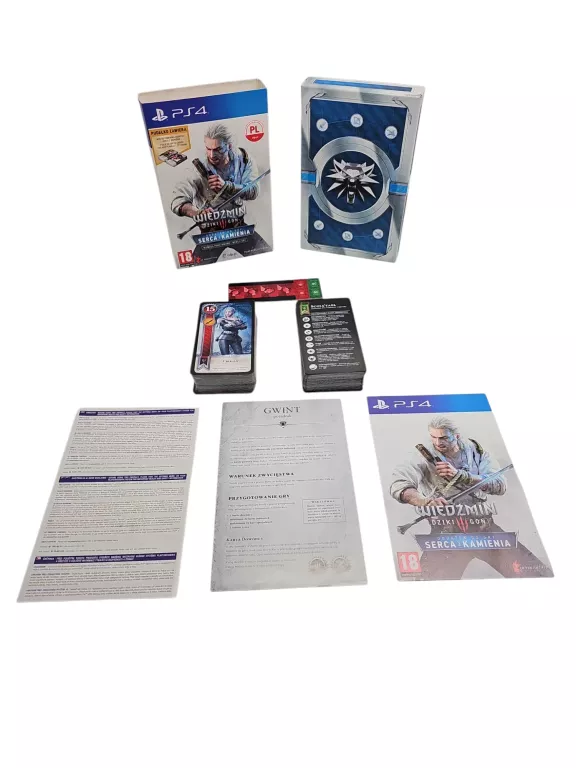 KARTY DO GWINTA, WIEDŹMIN - SERCE Z KAMIENIA /PS4