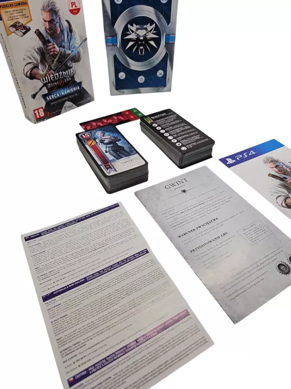 KARTY DO GWINTA, WIEDŹMIN - SERCE Z KAMIENIA /PS4