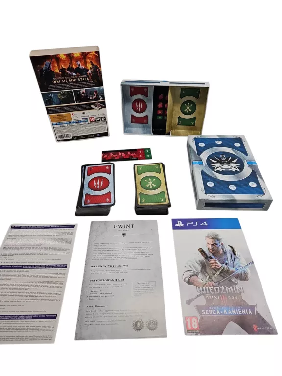 KARTY DO GWINTA, WIEDŹMIN - SERCE Z KAMIENIA /PS4