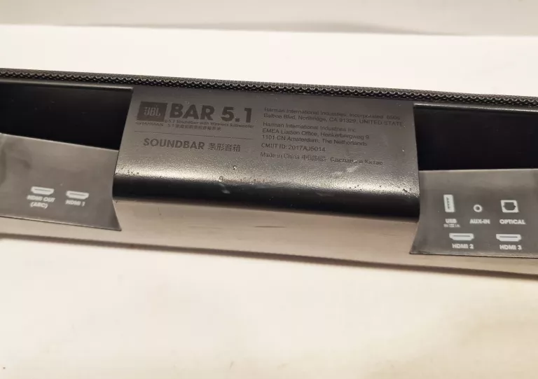SOUNDBAR JBL 5.1 + SUBWOOFER + 2 GŁOŚNIKI + PILOT + KARTON