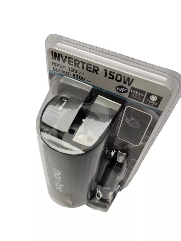 NOR-TEC INVERTER PRZETWORNICA SAMOCHODOWA 12V-220V