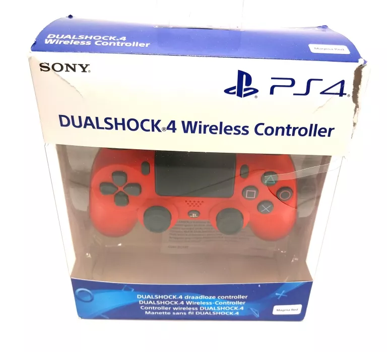 KONTROLER PAD PS4 DUALSHOCK 4 V2 CZERWONY KOMPLET