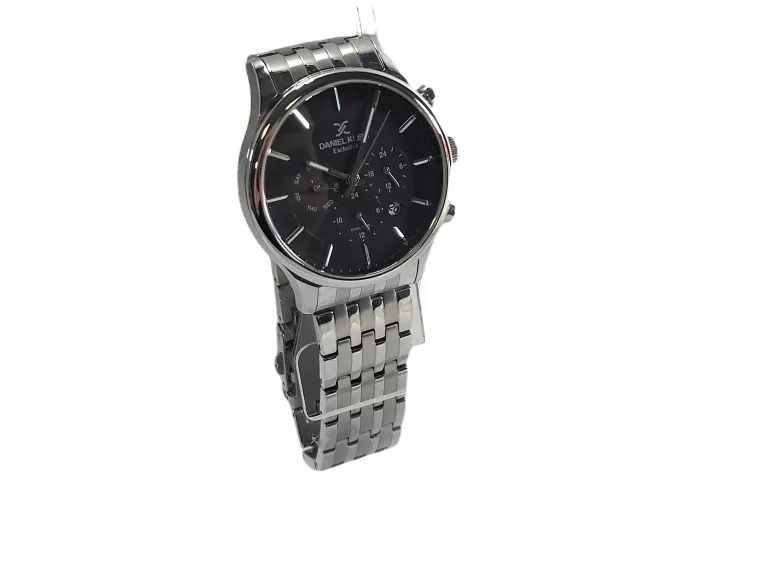 ZEGAREK MĘSKI NA BRANSOLECIE SREBRNY DANIEL KLEIN EXCLUSIVE 11911A