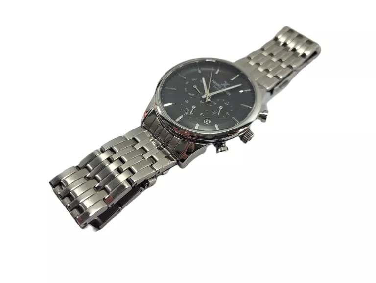 ZEGAREK MĘSKI NA BRANSOLECIE SREBRNY DANIEL KLEIN EXCLUSIVE 11911A