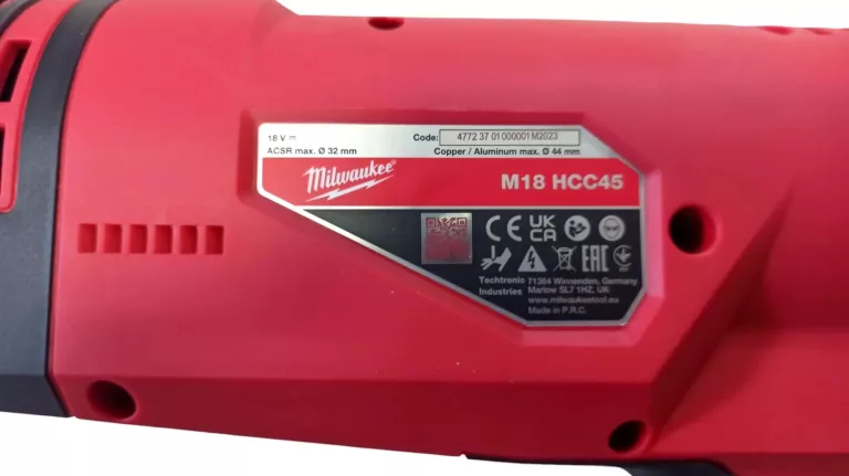 MILWAUKEE M18 HCC45 OBCINAK DO KABLI