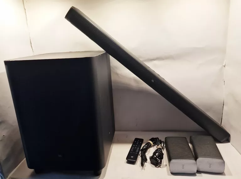 SOUNDBAR JBL 5.1 + SUBWOOFER + 2 GŁOŚNIKI + PILOT + KARTON