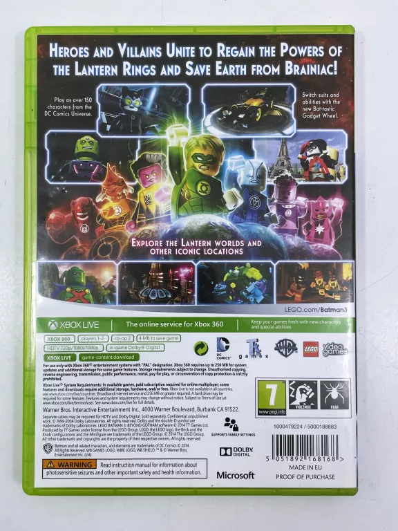 GRA LEGO BATMAN 3 XBOX 360