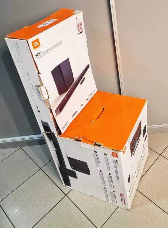 SOUNDBAR JBL 5.1 + SUBWOOFER + 2 GŁOŚNIKI + PILOT + KARTON