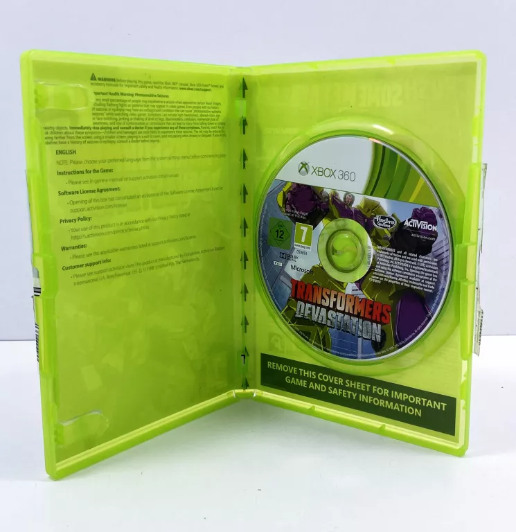 GRA TRANSFORMERS DEVASTATION XBOX 360