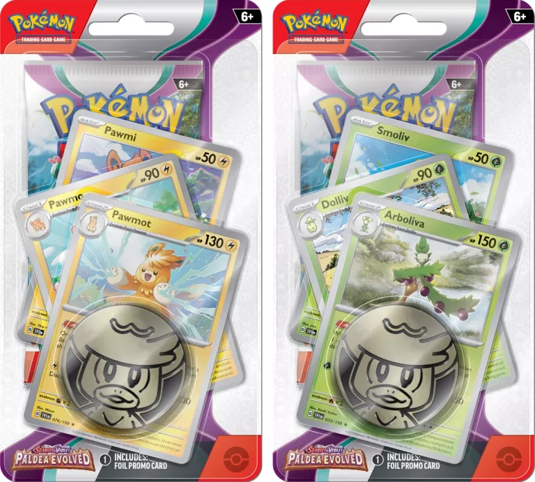 PALDEA EVOLVED PREMIUM CHECKLANE BLISTER PAWMOT POKEMON TCG