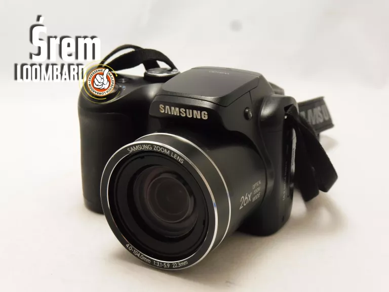 APARAT SAMSUNG WB100, FUTERAŁ, ŁAD, AKUMULATORY, DB STAN!