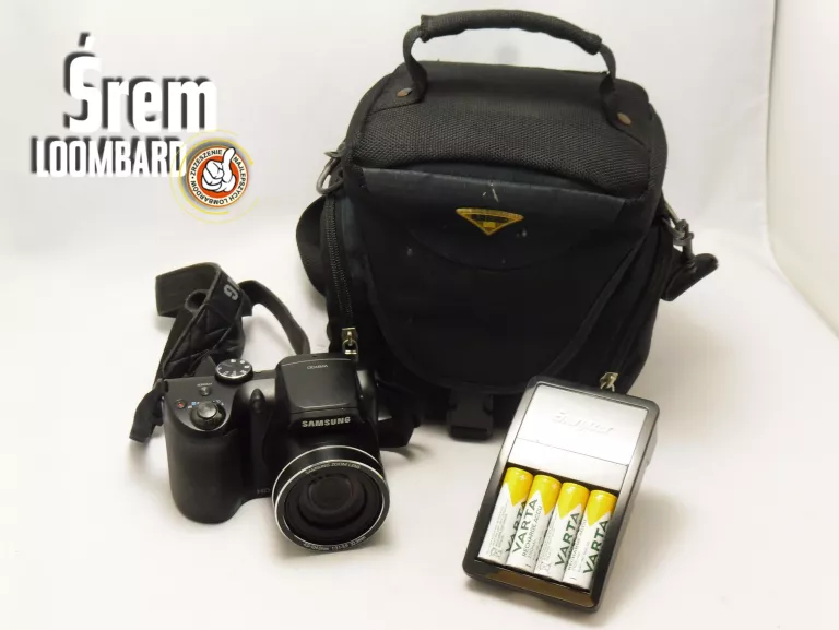 APARAT SAMSUNG WB100, FUTERAŁ, ŁAD, AKUMULATORY, DB STAN!