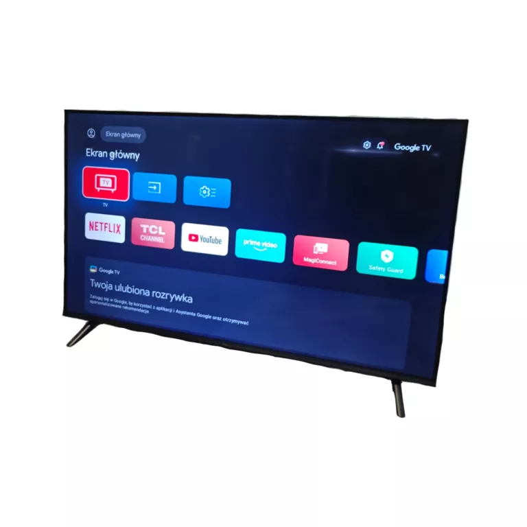 TELEWIZOR TCL 43 CALE 43C649 4K UHD QLED GOOGLE TV 2023 3840 X 2160