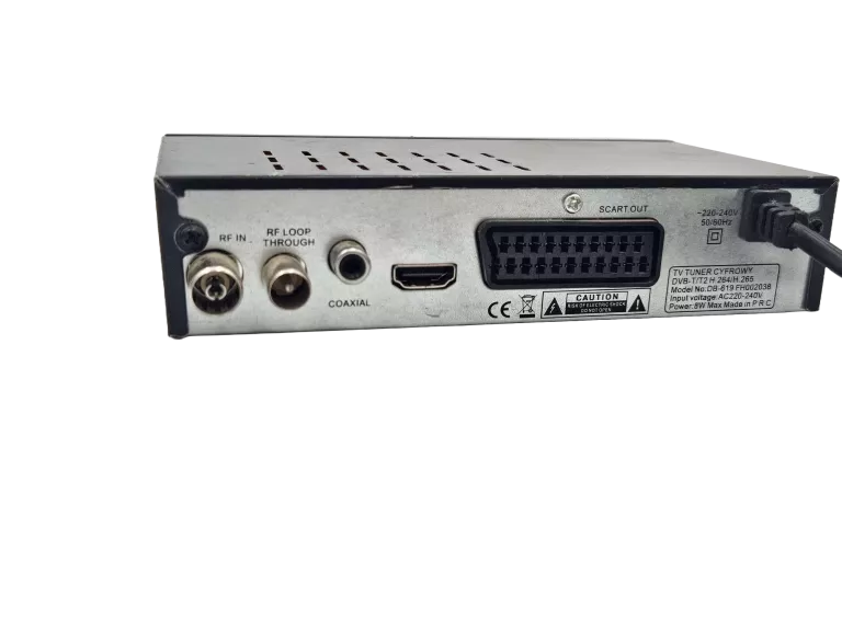 DEKODER DVBT-2 VAKOSS TV DB-619