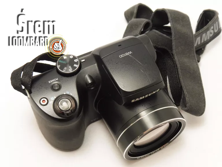 APARAT SAMSUNG WB100, FUTERAŁ, ŁAD, AKUMULATORY, DB STAN!