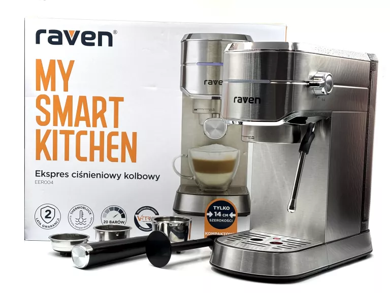 EKSPRES CIŚNIENIOWY KOLBOWY RAVEN EER004 1400W 20BAR