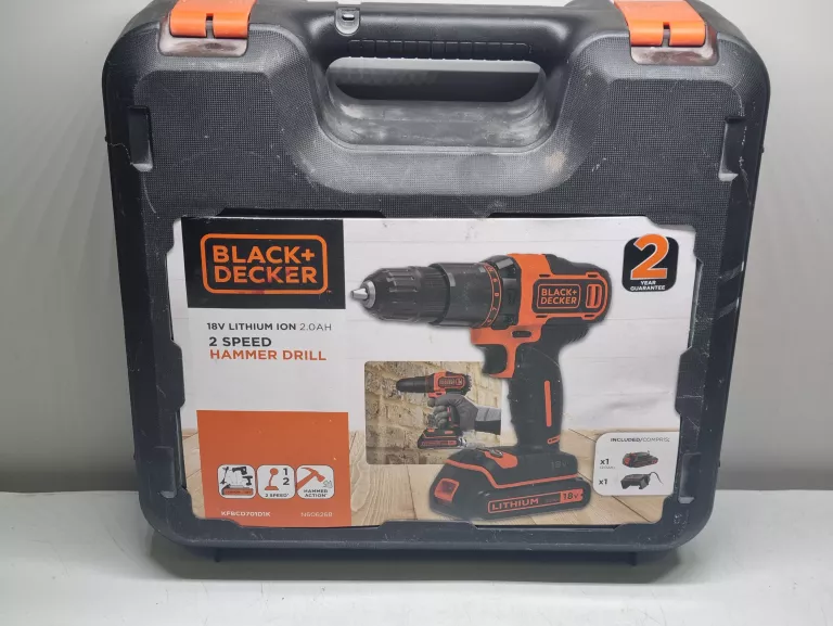 WIERTARKO-WKRĘTARKA UDAROWA BLACK&DECKER KFBCD701D1K