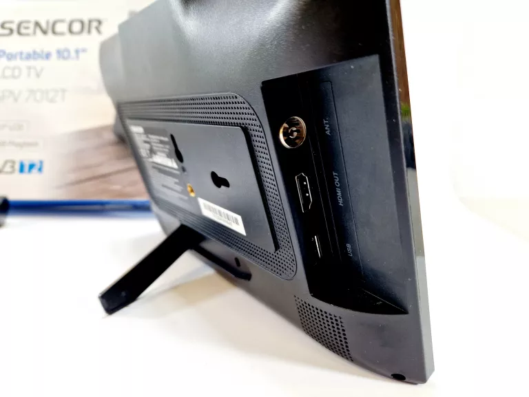 TELEWIZOR PRZENOŚNY LED SENCOR PORTABLE 10.1" LCD SPV 7012T | DVB-T2 | HD