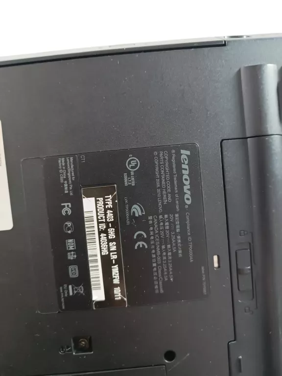 LAPTOP LENOVO THINKPAD L412