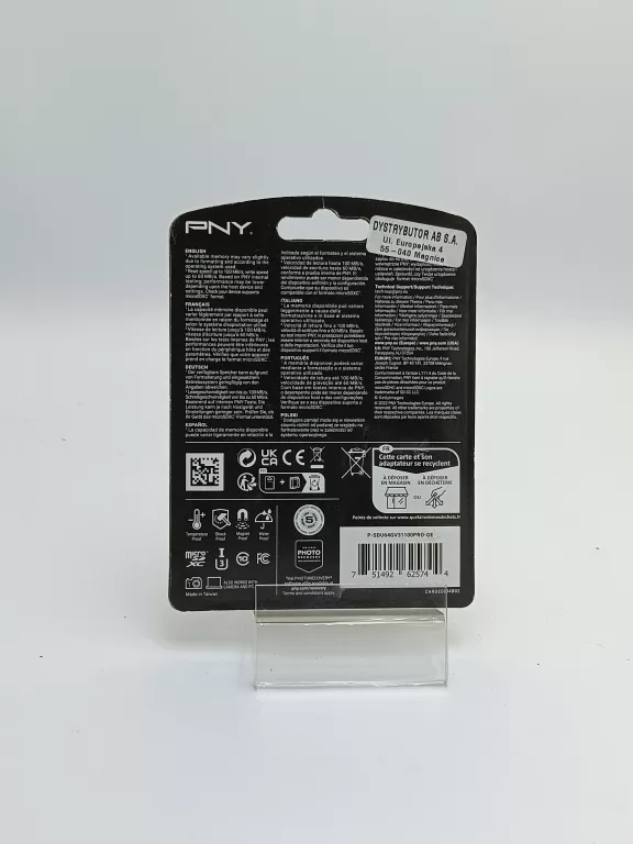KARTA PAMIĘCI PNY MICROSDXC ELITE 64GB UHS-1