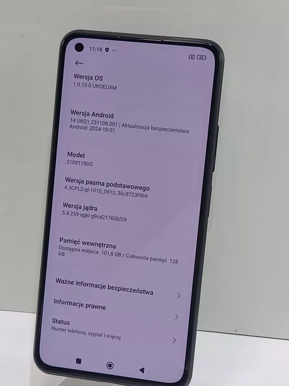 TELEFON XIAOMI MI 11 LITE 5G 8/128 GB