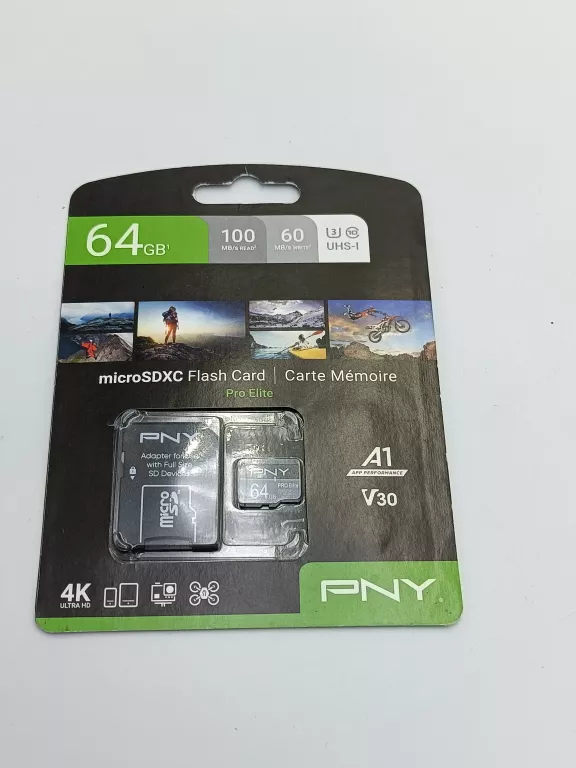 KARTA PAMIĘCI PNY MICROSDXC ELITE 64GB UHS-1