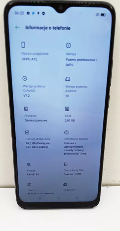 TELEFON OPPO A15