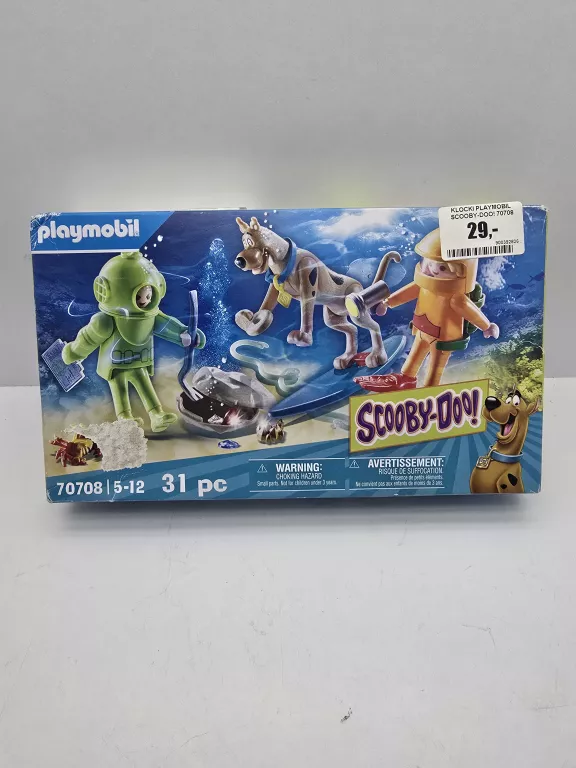 KLOCKI PLAYMOBIL SCOOBY-DOO! 70708 KOMPLET