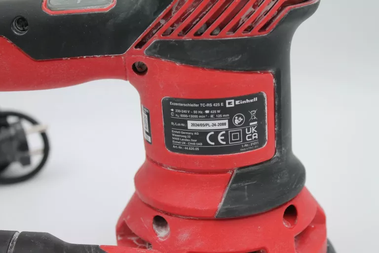 EINHELL SZLIFIERKA MIMOŚRODOWA TC-RS 425 E 4462005 425W KOMPLET GW.