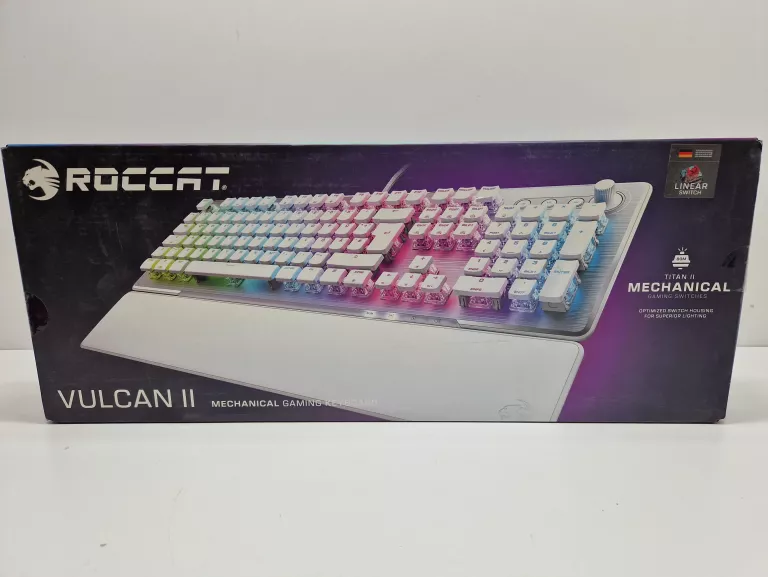 KLAWIATURA MECHANICZNA ROCCAT VULCAN II TITAN NIEMIECKA DE QWERTZ BIAŁA