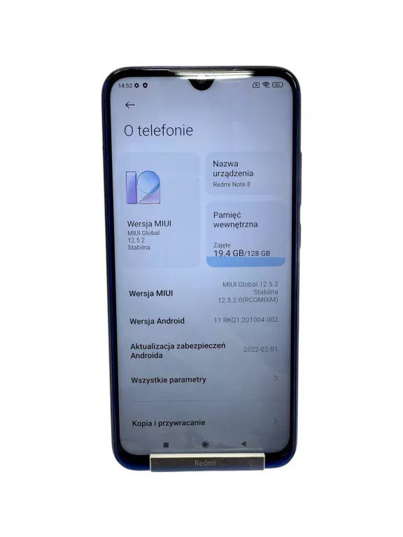 TELEFON XIAOMI REDMI NOTE 8 4/128GB