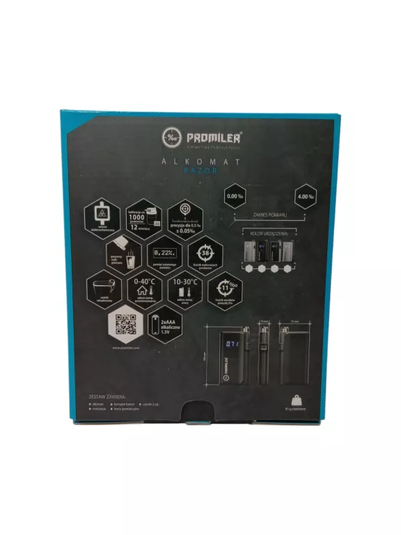 ALKOMAT ELEKTROCHEMICZNY RAZOR PROMILER