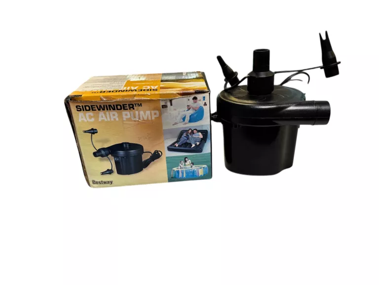 MATERAC POMPOWANY 200X140 DECATHLON + POMPKA POMPKA ELEKTRYCZNA SIDEWINDER