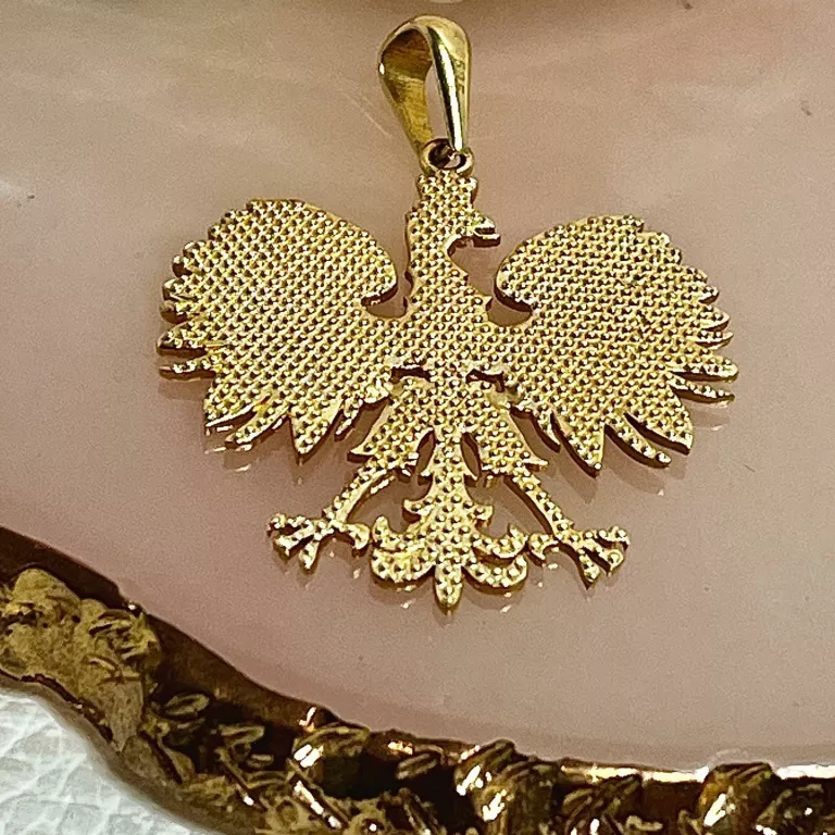 ZŁOTA ZAWIESZKA ORZEŁ RZECZPOSPOLITA POLSKA 585/4,30G
