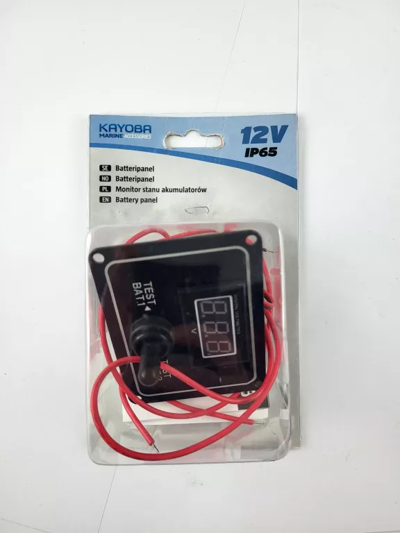KAYOBA MONITOR STANU AKUMULATORÓW IP65 12 V