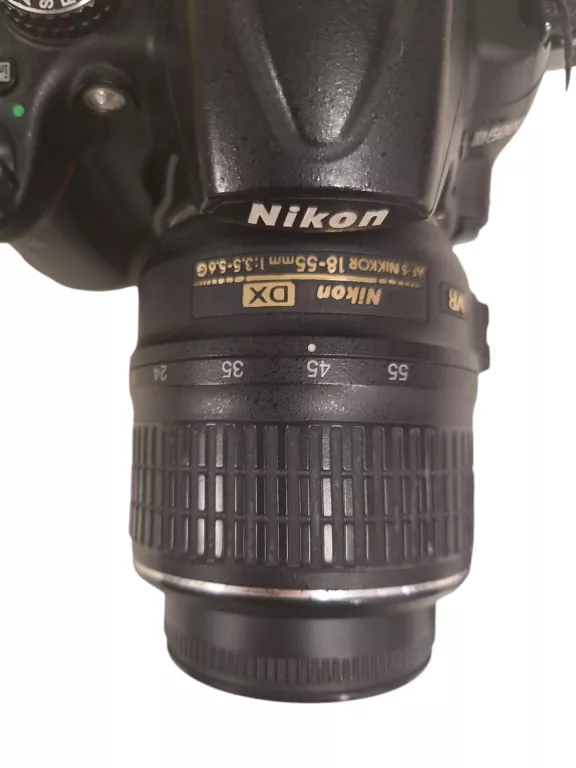 LUSTRZANKA CYFROWA NIKON D5000 + OBIEKTYW 18 STAN BARDZO DOBRY