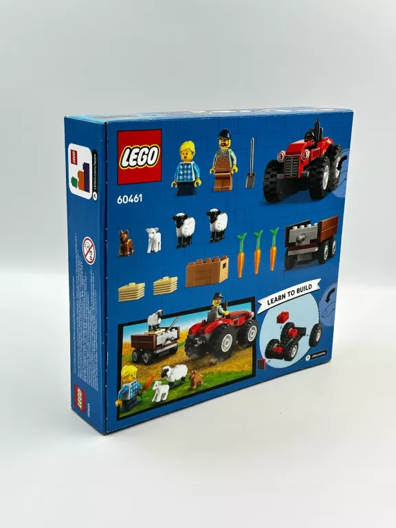 LEGO CITY CZERWONY TRAKTOR Z PRZYCZEPĄ I OWCAMI 60461