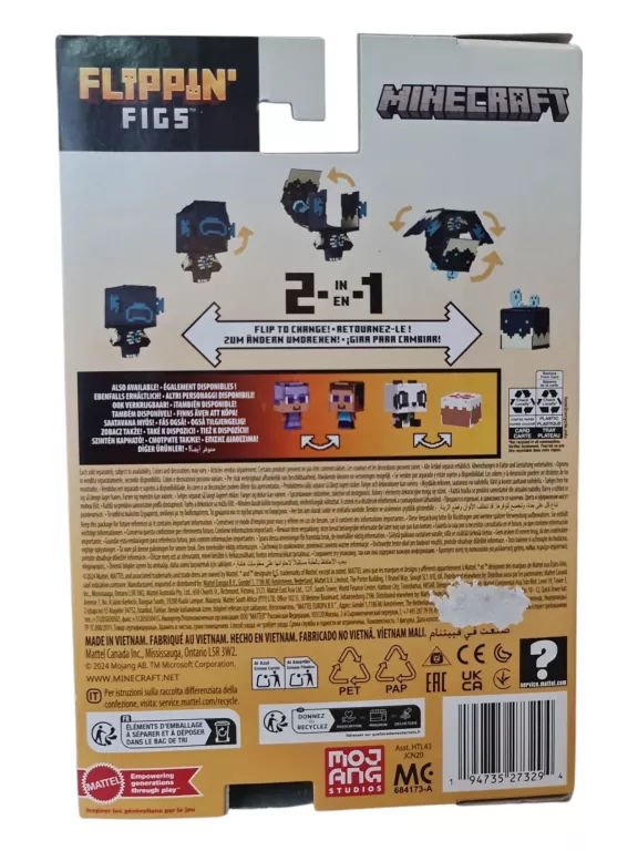 MINECRAFT FIGURKA NADZORCA Z TRANSFOMACJĄ JCN20 WARDEN 2W1